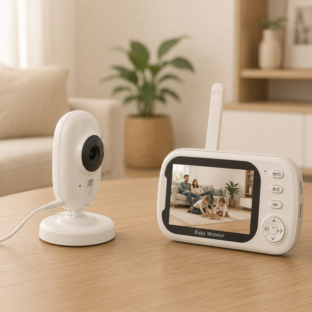 Cozy Baby 720P Monitor 3-in-1 with a 3.5inch LCD Screen