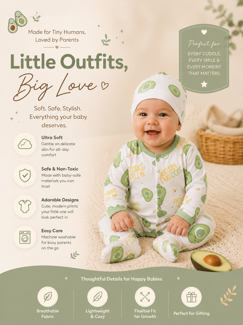Baby and Children Spring Summer Comfortable Outfit Set